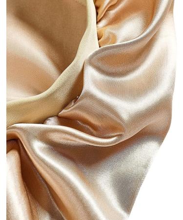 Duyifan 3 PCs Set Extra Long Satin Bonnet Caps for Women - Night Sleep Caps for Long Curly Hair Braids & Dreadlocks - Breathable Turban & Head Wrap (Yellow) - Buy Online on GoSupps.com