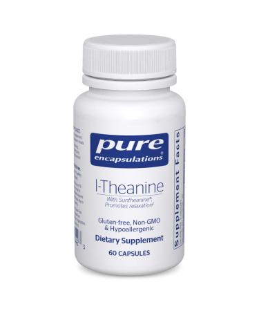 Pure Encapsulations L-Theanine - Amino Acid Supplement to Support Relaxation Stress & Nervous System - 60 Capsules 60 Count (Pack of 1)