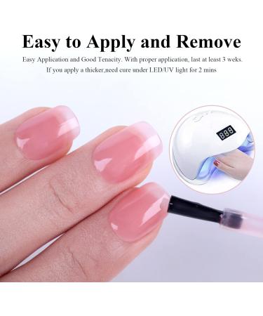 Imtiti Gel Nail Polish- Jelly Light pink Color Gel Polish Soak Off Nail Lamp Nail Art Manicure Salon DIY at Home 15ml Christmas Nail Art - Buy Online on GoSupps.com