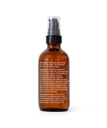 Plant Therapy Anti Age Body Oil - 4 oz | Locks in Moisture Reduces Fine Lines | Frankincense Sandalwood & Rose Oils - Buy Online on GoSupps.com