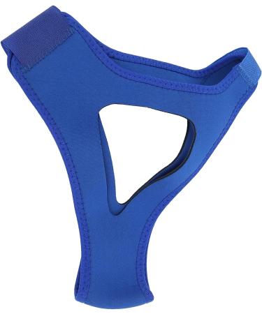Blue Adjustable Anti-Snoring Chin Strap with Breathable Jaw Support Belt - Buy Online on GoSupps.com