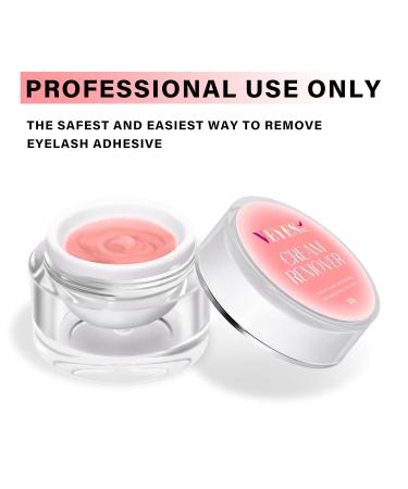 VEYES INC Cream Lash Remover for Lash Extensions - Low Irritation Eyelash Glue Remover | Professional Salon Supplies | 10g - Peach - Buy Online on GoSupps.com