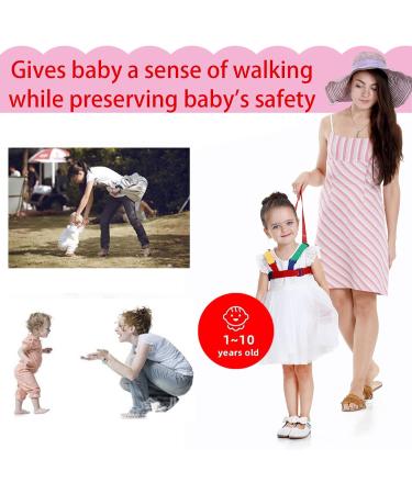 Upgraded Toddler Walking Harness & Safety Leash | Anti-Lost 2-in-1 Baby Band | for 1-5 Years Kids | Learning Walking Wrist Link | Children's Anti-Lost Rope - Buy Online on GoSupps.com