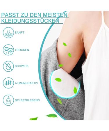 80-Piece Self-Adhesive Armpit Sweat Pads - Invisible Anti-White Unisex Glitter Comfort - Buy Online on GoSupps.com