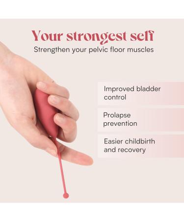 Clea Pelvic Floor Muscle Trainer Set for Women | 4 Premium Weighted Exercise Balls for Strengthening Tightening & Bladder Control - Buy Online on GoSupps.com