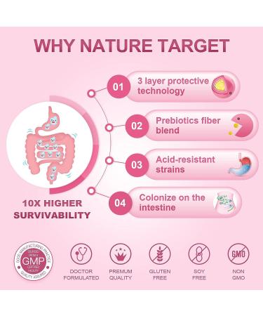 Organic Probiotics for Women with Cranberry, D-Mannose, Prebiotics - 50 Billion CFUs for Digestive Health, Gut Health, Immune Booster, Weight Management - Buy Online on GoSupps.com