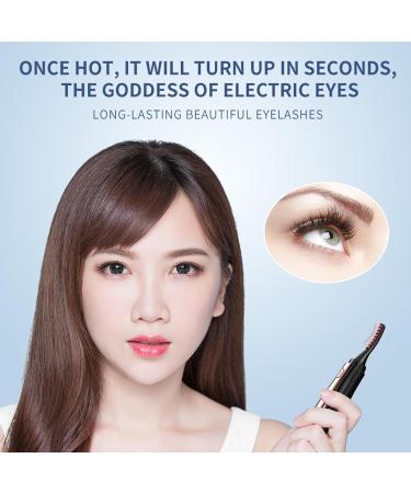 Eye Lash Curler Electric Eyelash Curler Rechargeable Heated Eye Lash Curler Eyelash Curler with Digital Display Heating Eyelash Curler USB Rechargeable Lash Enhancer for Family Wife Wedding Black - Buy Online on GoSupps.com