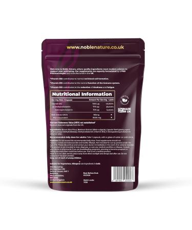 Beetroot & Vitamin B12 Complex 9000mg Beetroot + 1000mcg Dual B12 (Methylcobalamin & Adenosylcobalamin) Energy & Immune Support 90 Capsules UK Made (90) - Buy Online on GoSupps.com