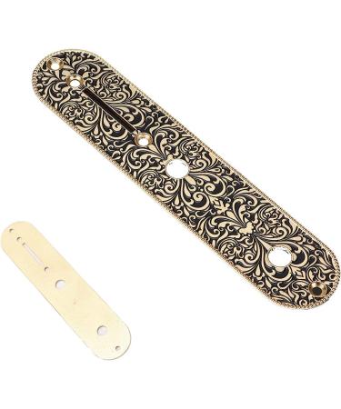 Electric Guitar Control Plate Accessory Zinc Alloy Electric Guitar Control Plate for Professional for Beginner(gold) - Buy Online on GoSupps.com