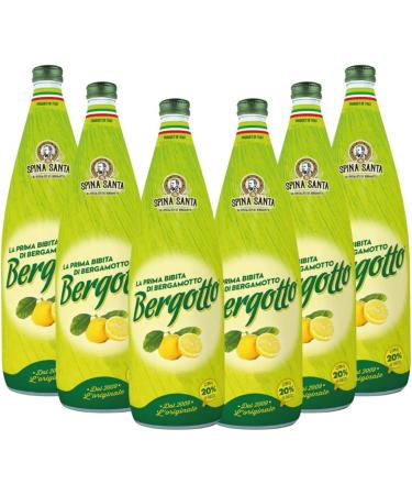  La Spina Santa Bergotto the first drink in Bergamot the only one with Essence of Bergamot from Reggio Calabria. 6 bottles of 1 liter - Buy Online on GoSupps.com