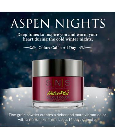 SNS Nail Dip Powder - Gelous Color Dipping Powder Cab n All Day (Wine/Maroon) - Long-Lasting 14-Day Acrylic Nail Polish - Low-Odor No UV Lamp Needed - 1 oz AN06 - Buy Online on GoSupps.com
