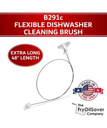 48" Long Flexible Dishwasher Cleaning Brush & Sink Snake Drain Cleaning Tool | FryOilSaver Co. B291C - Buy Online on GoSupps.com