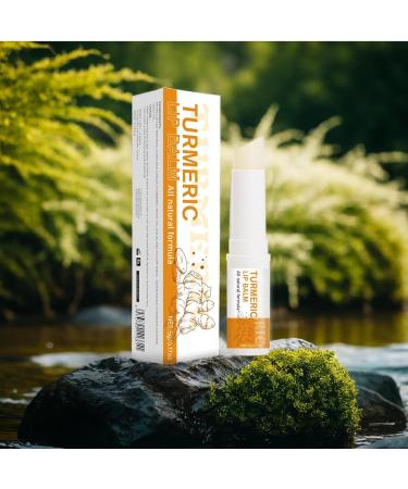 NTHFECG 5 g lip balm with turmeric root oil and peeling nourishing soothing and hydrating lip care duo moisturizer and gentle peeling for dry or cracked lips 2 - Buy Online on GoSupps.com