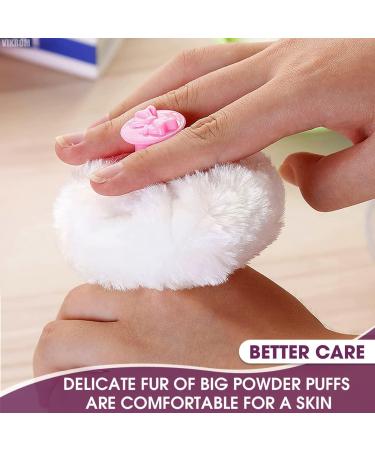 Baby Powder Container with Puff - 2Pcs Body Powder Puff Set for Bath and Travel - Talcum Powder Applicator Kit for Women - Buy Online on GoSupps.com