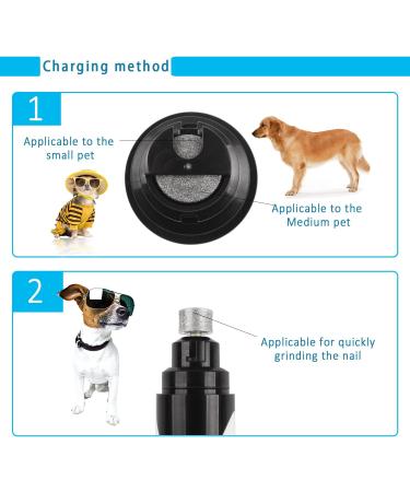 ORISOIL SOBAKEN Electric Pet Nail Grinder for Cats and Dogs | Rechargeable and Quiet Trimmer Clipper for Small to Medium Pets | Professional Grooming Tool - Buy Online on GoSupps.com