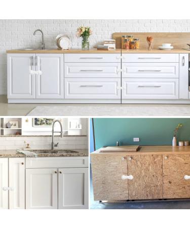 Child Protection Cabinet Locks - 8-Piece Drawer & Closet Safety Kits | No Drilling Strong Adhesive | Durable Furniture & Kitchen Childproofing - Buy Online on GoSupps.com