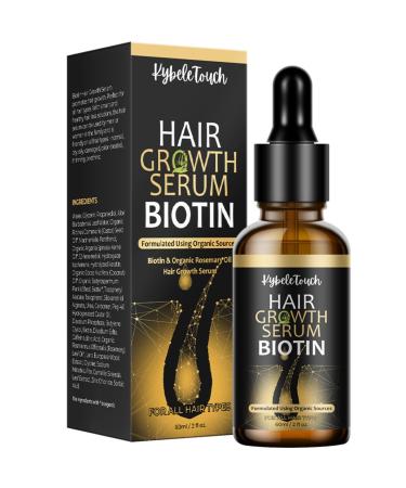 Hair Growth Serum 100% Natural Organic Hair Growth Oil with Biotin Keratin Caffeine Rosemary Castor Argan Coconut Oil Hair Loss Treatment For Men Women