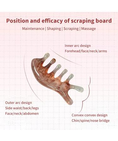 Meridian Massage Comb - Portable Synthetic Resin Acupuncture Therapy for Head Face Neck Massage - Relaxation Device with Wide Teeth - Ideal for Scalp Care - Buy Online on GoSupps.com