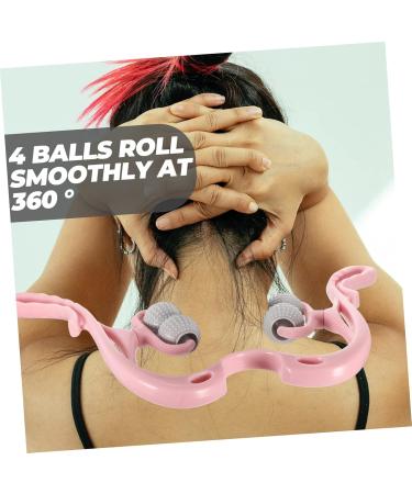 Lurrose 5-Stage Neck Massage Roller - Trigger Point Shoulder Pain Relief Device | Deep Tissue Neck Massager Accessories for Relaxation & Comfort - Buy Online on GoSupps.com