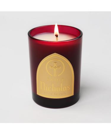 Saint Nicholas Scented Candle - Prayer Coin & Holy Oil - Generosity Aromatherapy - 80 Hour Burn - Special Edition Red Fir - Buy Online on GoSupps.com