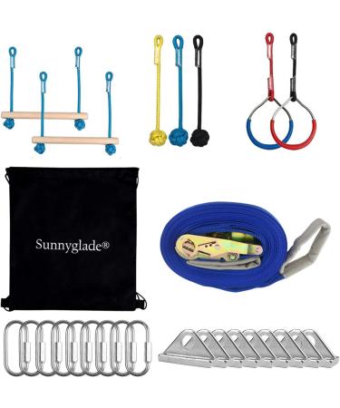 Sunnyglade 40FT Ninja Obstacle Course Kit for Kids - Complete Accessories Playset for Holiday Fun - Buy Online on GoSupps.com