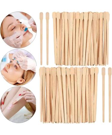 200 PC Wooden Waxing Spatula Set for Eyebrows Lips & Body - Ideal for Handicrafts & Depilation - Buy Online on GoSupps.com
