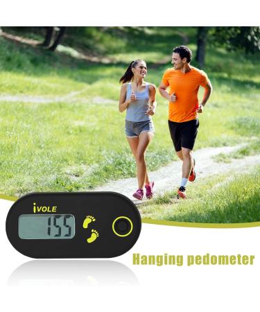 Buy Sortable 3D Digital Pedometer with Clip - Track Steps Calories & Activity Time | Ideal for Running - Men & Women - Black - Buy Online on GoSupps.com