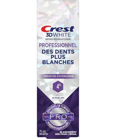 Crest 3D White Toothpaste Professional Ultra White 75 mL - Buy Online on GoSupps.com