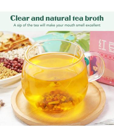 Haofy 6g/0.2oz x 20 Packs Adzuki Bean Jobs Tear Tea Fragrance Small Granules Triangular Shaped Wellness Tea Bags - Buy Online on GoSupps.com