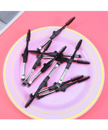 Minkissy 10-Piece Foldable Eyebrow & Spooler Brush Set | Mini Eye Brow Tools for Women & Girls - Perfect for Eyebrow Care - Buy Online on GoSupps.com