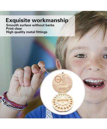 Mooshy Tooth Box for Girls - Personalized Milk Tooth Cubes & Wooden Tooth Fairy Gift - Buy Online on GoSupps.com