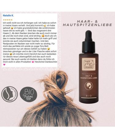 Organic Skin & Hair Love Oil 30ml - 2in1 Argan Oil for Body Face & Dry Hair Care - Protect & Repair - Buy Online on GoSupps.com