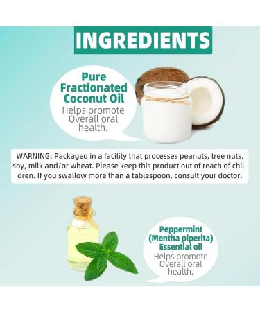 Coconut Pull Oil - Advanced Formula for Oil Pulling Natural Organic Mouth Rinse with Essential Oils & Vitamins Freshens Breath & Whitens Teeth (1 Stick) - Buy Online on GoSupps.com