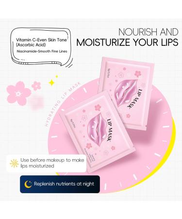 Nourishing Overnight Lip Mask for Women Girls Hydrating Lip Balm Softening Lightweight Non Sticky Lip Care Routine Pink One Size One Size Pink - Buy Online on GoSupps.com