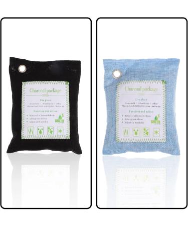 Minkissy 2-Pack Bamboo Coal Bags for Air Purification | Natural Fresh Air Cleaning Solution - Buy Online on GoSupps.com