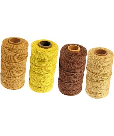 Coheali 12 Rollen Macrame Baumwollgarn | Naturk chengarn f r DIY & Backen | Hochwertige 3er Set | 10x5x5cm - Buy Online on GoSupps.com