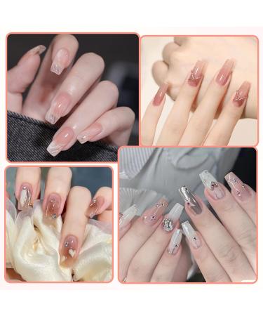 Aster 4-Piece Nail Brush Set - Acrylic Brush & Sponge Applicator with 6 Replacement Heads | Perfect Nail Art Tools for Stunning Designs | International Shipping Available - Buy Online on GoSupps.com