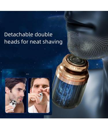Cohbskj Portable Multifunctional Capsule Shaver Capsule Razor 2 In 1 Capsule Mini Shaver For Men Type-C Charging Beard Razor Washable Men's Electric Shaver (2PCS-A) - Buy Online on GoSupps.com