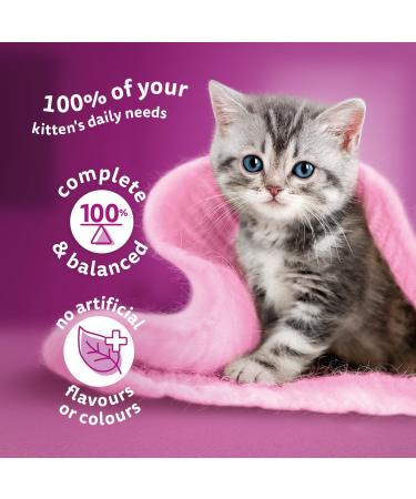 Whiskas Kitten Dry Cat Food With Real Chicken 1.5 kg Bag - Buy Online on GoSupps.com