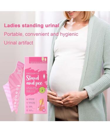 Shakven Women Pee Funnel | Waterproof Paper Vertical Pee Funnel | Multifunctional Leakproof Urination Device Portable Urinal Device for Travel Camping Picnic Hiking - Buy Online on GoSupps.com