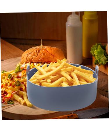 Zerodeko Air Fryers Bottom Accessories Round Reusable Parchment Grade Food Basket Baking Liner Bakeware Replacement Pot Grey 20X20CM - Buy Online on GoSupps.com