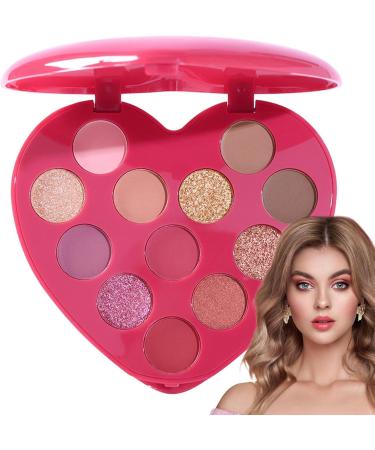 Eye Makeup Palette | Matte Make Up Pallet Highly Pigmented Matte Shimmer Eyeshadow Pallet Cosmetics Kit for Women Girls Holiday 02 - Buy Online on GoSupps.com