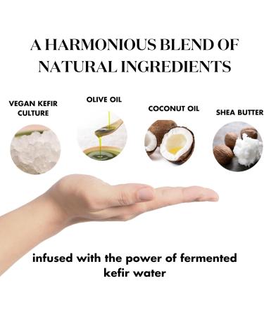 PiQi Kefir Soap Bar Unscented Fragrance-Free - Exfoliating Nourishing Rich in Lactic Acid Vegan (Natural Palm-Oil Free) - Buy Online on GoSupps.com