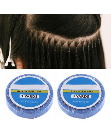 2 Rolls of Tape Extensions Glue Double-sided Adhesive Tape Wig Support Tape Replacement Tape for Tape in Hair Extensions Waterproof Sweat-proof Strong Adhesive Hair System - Buy Online on GoSupps.com