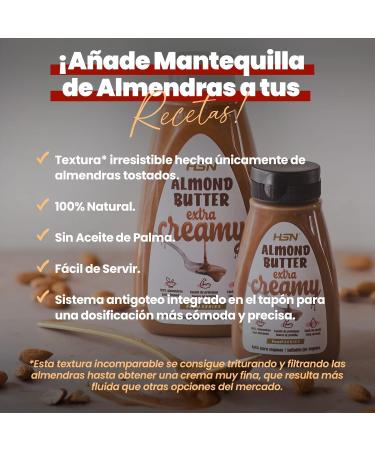 HSN Extra Creamy Butter (ALMOND | 450 gr) - Buy Online on GoSupps.com