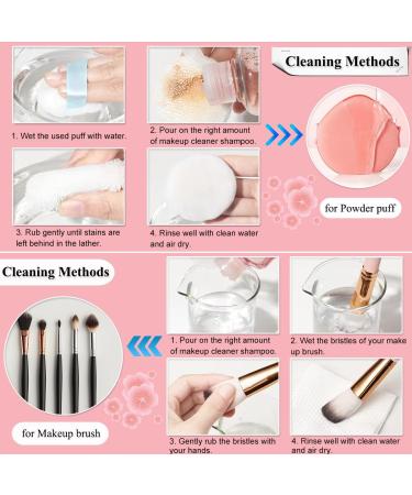 150ml Makeup Brush Cleaner LAWEZX Liquid Makeup Cleaner Solution for Makeup Brushes and Makeup Tools - Removes Makeup Dirt & Impurities From Makeup Brushes Powder Puffs or Makeup Sponges Vegan - Buy Online on GoSupps.com