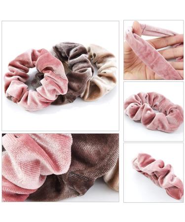 Iloovee 20 Pack Velvet Scrunchies - Multi-color Elastic Hair Ties for Women, Girls - Hair Accessories Set - Buy Online on GoSupps.com