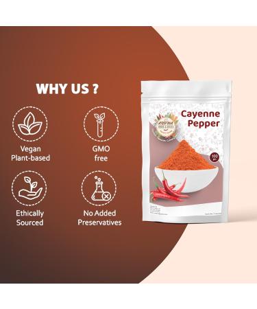 Premium Quality 100gm Ground Cayenne Pepper - Hot and Fiery Red Pepper Powder - Buy Online on GoSupps.com