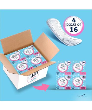 Lil-Lets Teens Pads: Teen Liners for Active Teens - Buy Online on GoSupps.com