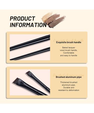 BS-MALL Extra Thin Eyebrow and Eyeliner Brushes - Pack of 2 - Buy Online on GoSupps.com